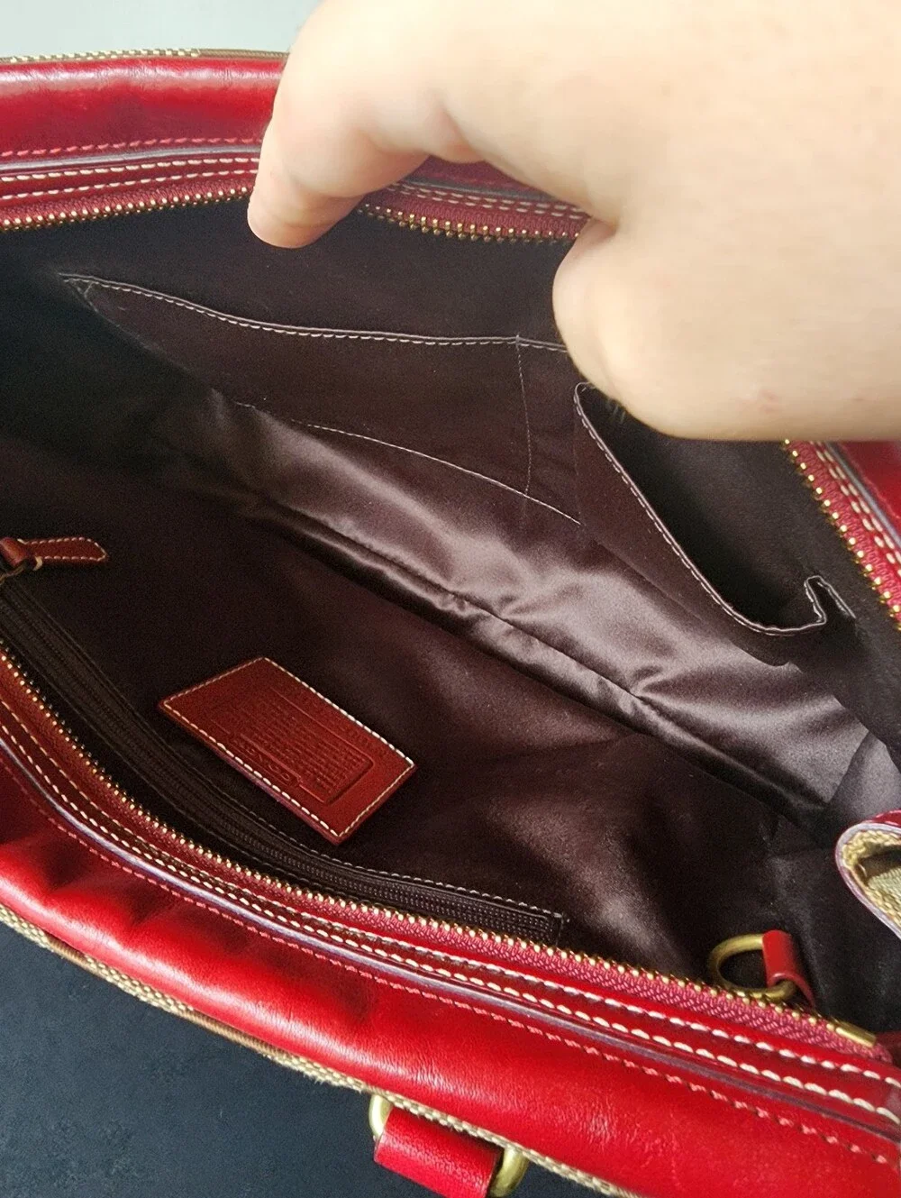 Coach Hampton Signature Medium Carryall & Wallet, EUC, 2007, 11071